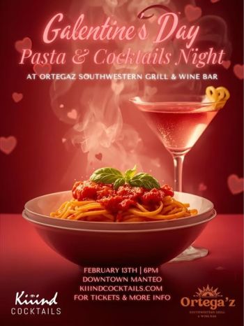 Kiiind Cocktails, Galentine's Day Pasta and Cocktails